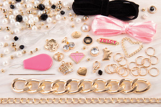 Make It Real Juicy Couture Gold 5 DIY Chains And Charms - FK4404