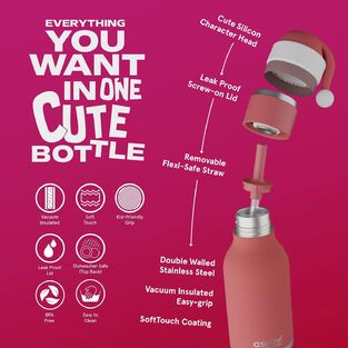 Asobu Bestie Bottle Ανοξείδωτο Μπουκάλι Θερμός 460ml Santa - GRAF05481