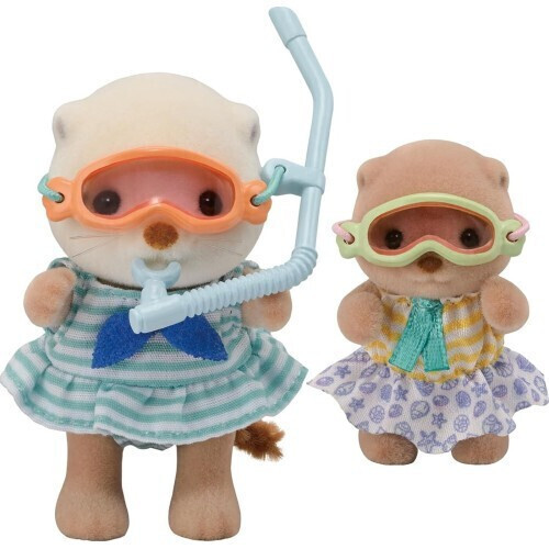 Sylvanian Families Sea Otter Sisters Splashy Snorkel Set - SF5804