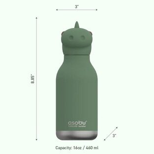 Asobu Μπουκάλι Θερμός Bestie 460ml Dinosaur - GRAF05490