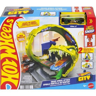 Hot Wheels City- Πίστες Με Θηρια Snake Spiral Attack City - JBM63