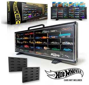 1/64 Hot Wheels Collector Case Black - HWCC23
