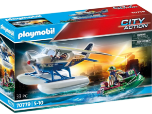 Playmobil Καταδίωξη Λαθρεμπόρου Από Αστυνομικό Υδροπλάνο - 70779