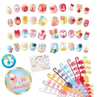 Aquabeads Nail Studio Σετ Αναπλήρωσης Για Νύχια Καρδιές & Κορδέλες - AQB35059