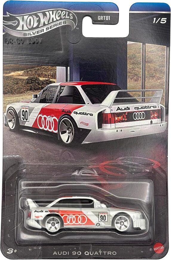 Hot Wheels Audi 90 Quattro Silver Series Audi - JKY15