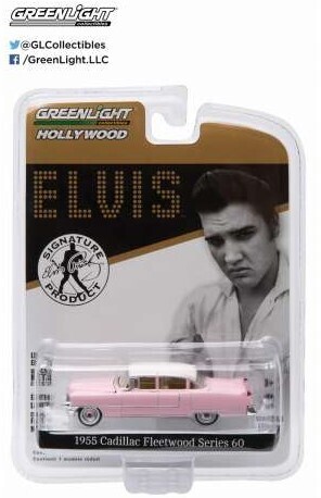 GreenLight 1955 Cadillac Fleetwood Series 60 Elvis Pink - GL44740C
