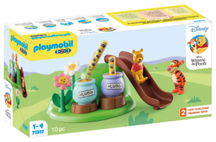 Playmobil 1.2.3 Disney Ο Γουίνι Και ο Τίγρης Στον Μελισσόκηπο - 71317