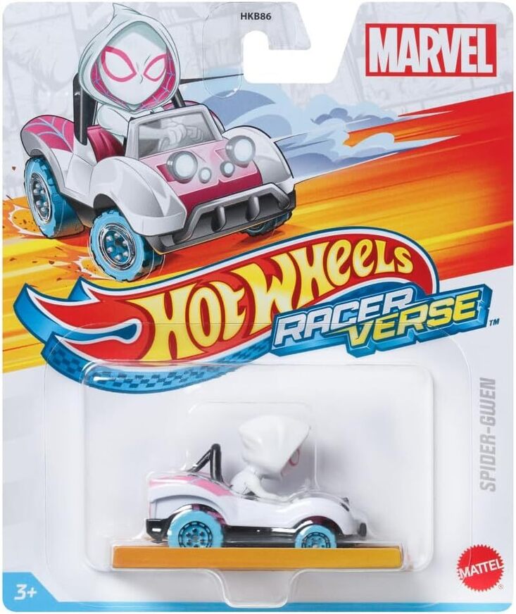 Hot Wheels RacerVerse Marvel Spider-Gwen Die Cast Car - HRT46