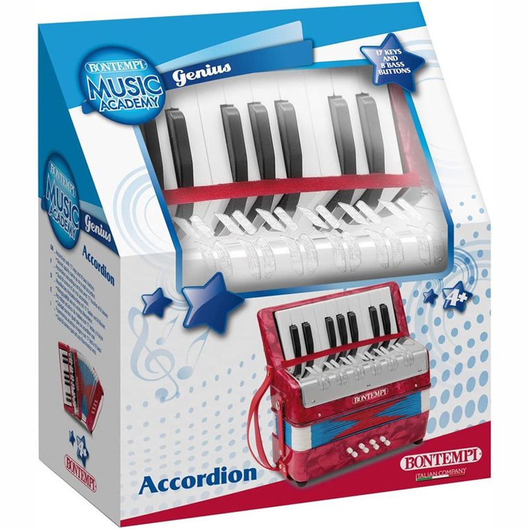 Bontempi Ακορντεόν Mε 17 Πλήκτρα & 8 πλήκτρα Μπάσου iMusic - 331730