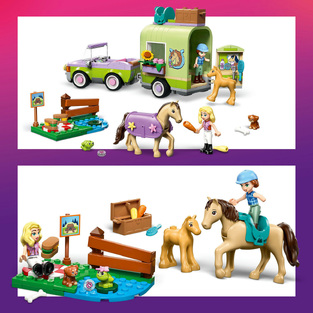 LEGO Friends Horse & Baby Foal Trailer - 42695