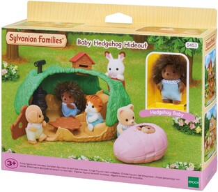 Sylvanian Families Baby Hedgehog Hideout - Η Κρυψώνα Του Μωρού Σκαντζόχοιρού - SF5453