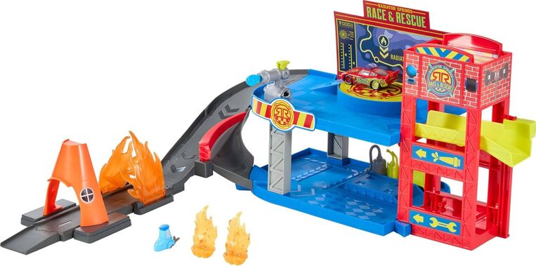 Cars Playset With Lightning McQueen & Guido - JMT59