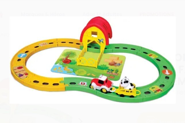 BB Junior Shake-it Runner Farm Tractor Set - 16/88619