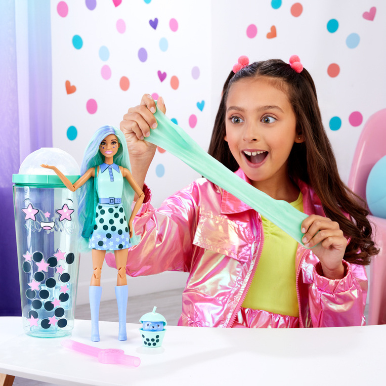 Barbie Pop Reveal Bubble Tea Turquoise - Ροφήμα Πράσινο Τσάι - HTJ21
