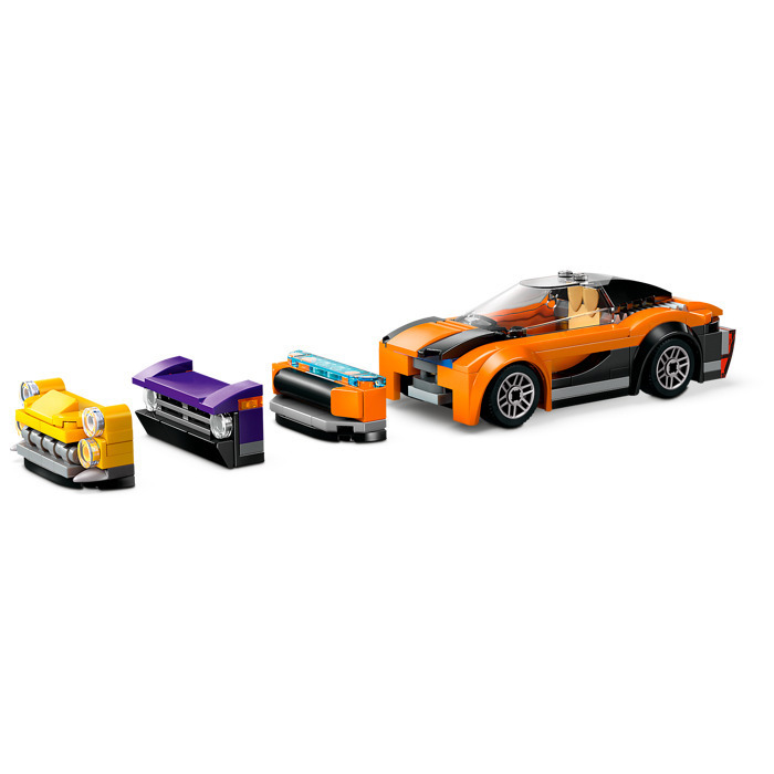 Car Transporter Truck With Sports Cars 