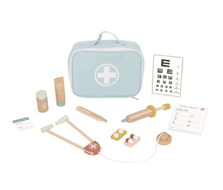 Tooky Toy Ξύλινο Σετ Βαλιτσάκι Γιατρού - TKC567N