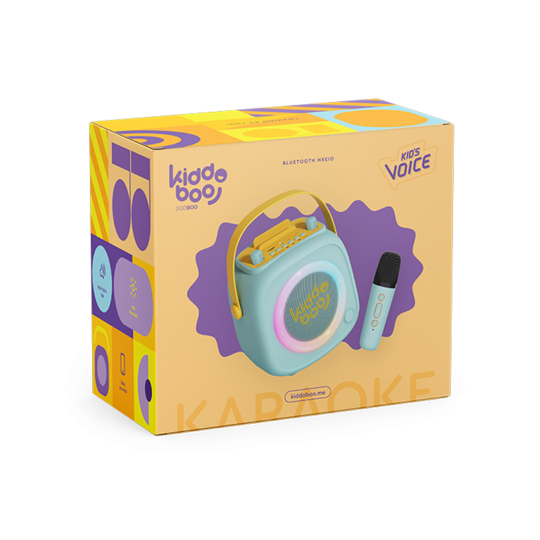 Kiddoboo KidsVoice BT Speaker & Mic Mint - KB23028MNT