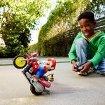 Hot Wheels Mario Wheelie Motocross RCBattery-Powered Vehicle - JML15