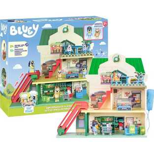 Bluey Mini Figure Playset Bluey Let's Play Chef Supermarket - BLY18918