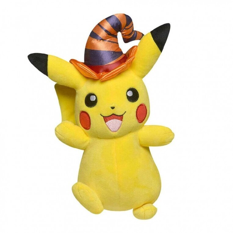 Pokemon Halloween - Pikachu With Witch Hat Λούτρινο 20cm - PKW97722