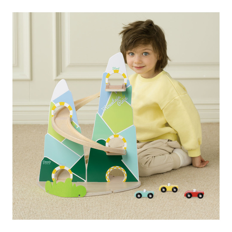 Classic World Αγώνες Στο Βουνό - Ξύλινη Κατρακύλα Με Αυτοκινητάκια - C20231