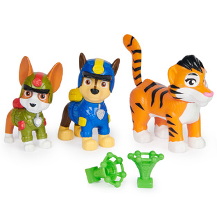 Paw Patrol: Jungle Pups - Chase Tracker & Tiger Figures - 6068080