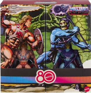Masters of the Universe Origins 80 Anniversary Mattel He-Man and Skeletor - JFX04