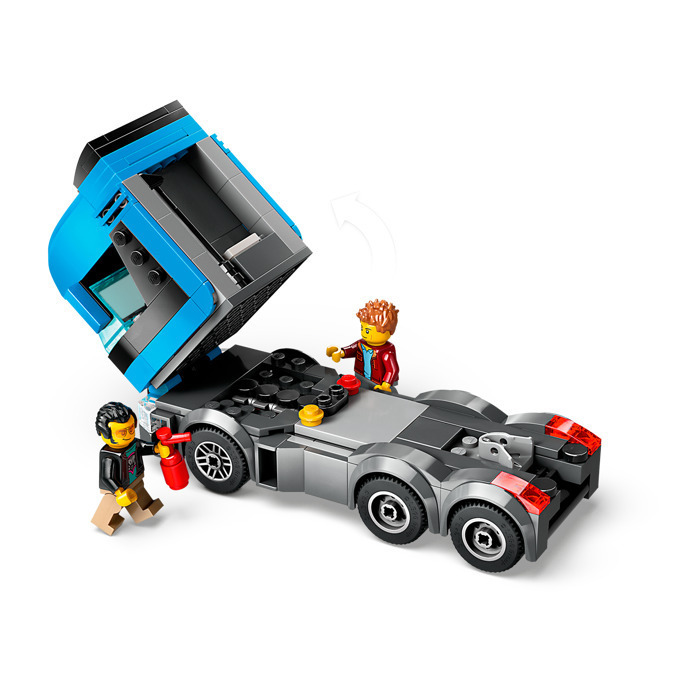 Car Transporter Truck With Sports Cars 