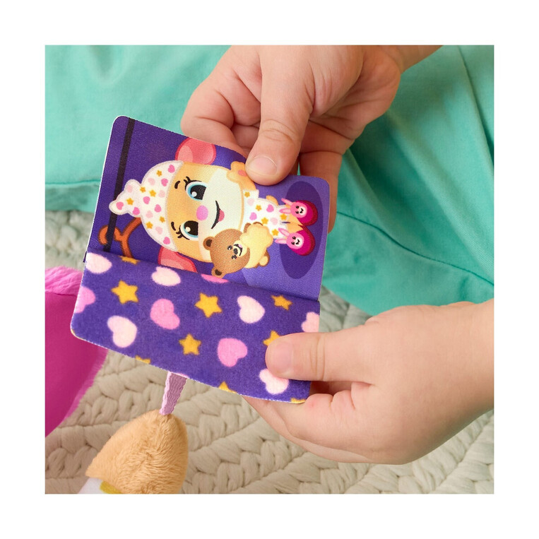 Fisher-Price Παίζω & Μαθαίνω Λούτρινο Σκυλάκι Αγκαλιάς Ροζ - JMM45