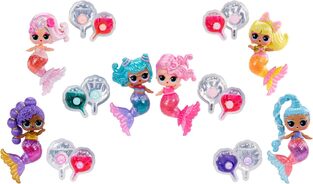 LOL Surprise Mermaids Makeover Magic Tots with DIY Wearable Lip Gloss - 596301EUC