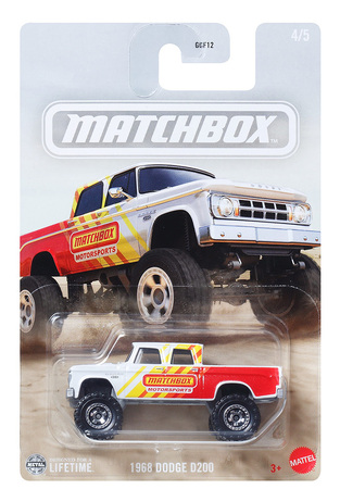 Matchbox Αυτοκινητάκια Θεματικά 1968 Dodge D200 - JCG48
