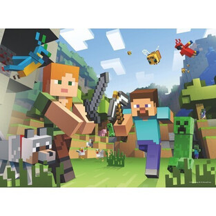 Ravensburger Puzzle: Minecraft - Steve and Alex 100XXLpcs - 12004176