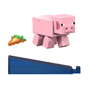 Minecraft: Redstone Charged - Pig 8cm Figure - JJR96