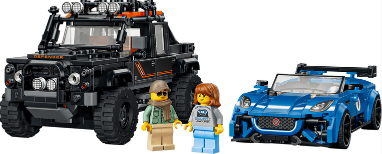 LEGO Speed Champions Jaguar Project 7 & Land Rover Defender - 77264