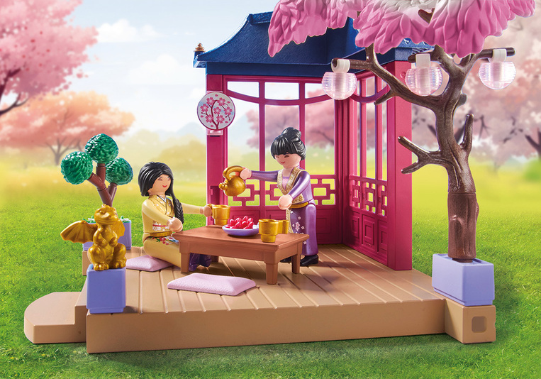 Playmobil My Life Ασιατικός Κήπος Με Κιόσκι Και Πάντα - 71762