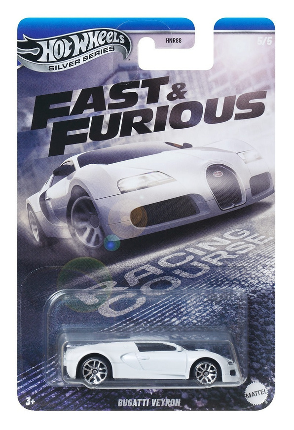 Hot Wheels Premium Silver Series - Fast And Furious Bugatti Veyron - JBY43