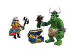 Playmobil Knights Λεοντόκαρδος Ιππότης και Τρολ με Θησαυρό - 72116