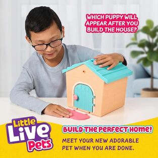 Little Live Pets My Puppy’s Home Mini Playset – Γαλάζιο Σπιτάκι Mε Κουταβάκι Έκπληξη - LLP26616