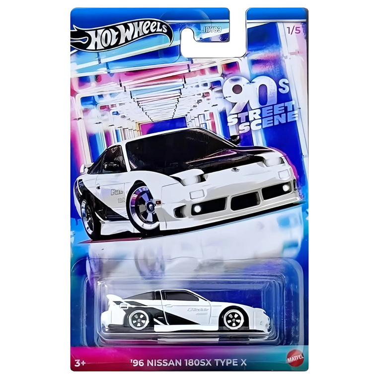 Hot Wheels: 90’S Street Scene - `96 Nissan 180SX Type X - JCB57