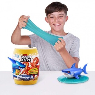 Robo Alive Deep Sea Monster Surprise Βαρέλι με Καρχαρία και 15+ Εκπλήξεις - 11871155A