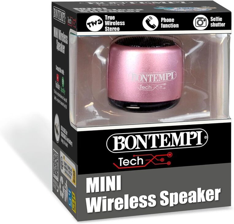 Bontempi Mini Wireless Speaker Pink - 4901104