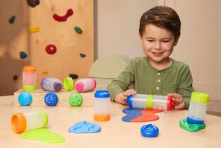 Wonder Factory Πλαστελίνες Never Dry Dough Mega Box Set - 595137EUC