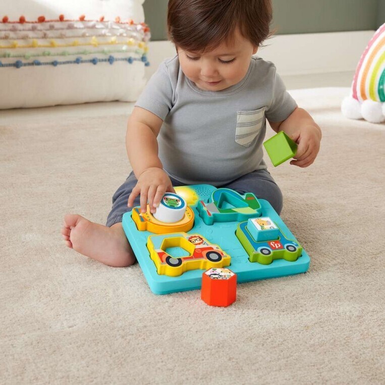 Fisher-Price Παζλ Οχημάτων με Σχήματα και Ήχους - HRP31