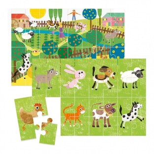 Headu Εκπαιδευτικό Παζλ 8+1 - Η Φάρμα Μου - RF55706
