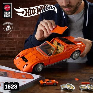 Hot Wheels Brick Shop Premium Lamborghini '71 MIura P400 SV - JHF61