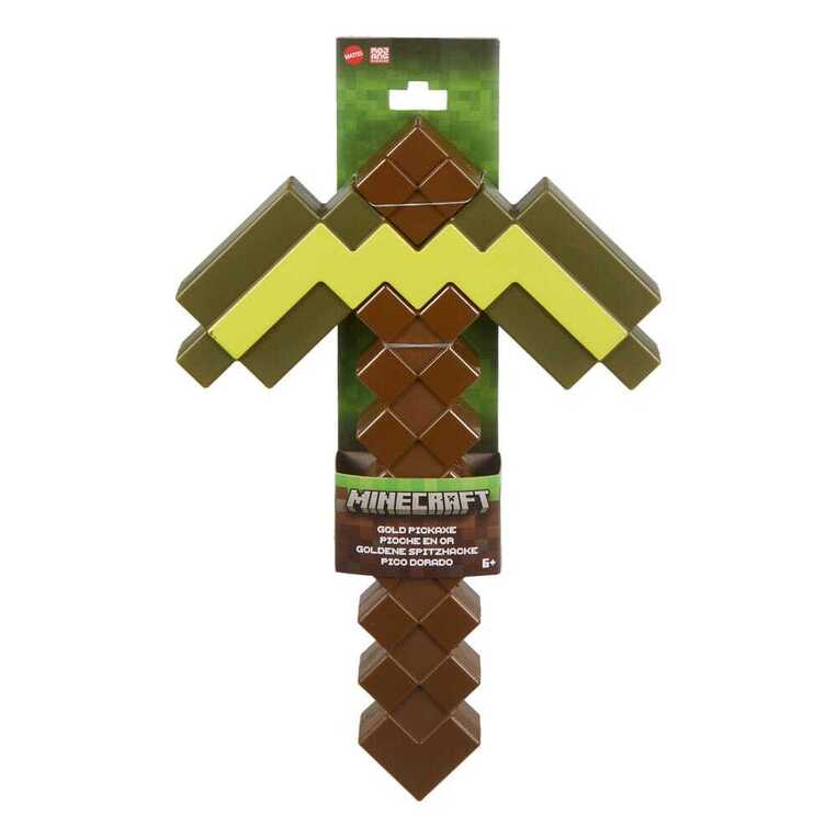 Minecraft Roleplay Replica Gold Pickaxe - JCV18