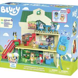 Bluey Mini Figure Playset Bluey Let's Play Chef Supermarket - BLY18918