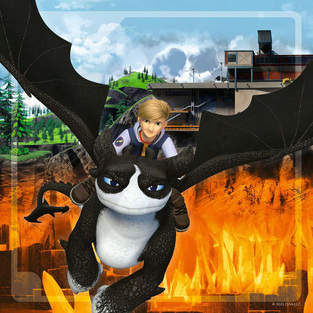 Ravensburger Παζλ 3x49 τεμ. Δράκοι - 05-05688