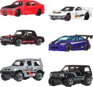 Hot Wheels: 1:64 Thematic - Streets of Japan Set of 6 - JLB23