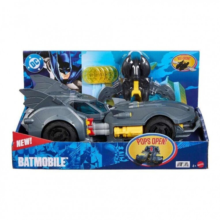 DC Comics Batmobile Vehicle with Bat-Drone - JMD52